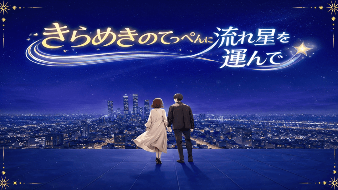 きらめきのてっぺんに流れ星を運んで☆彡 background image