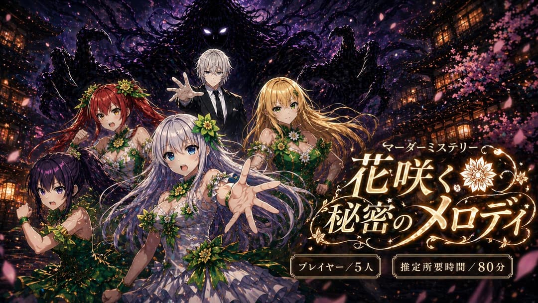 花咲く秘密のメロディ background image