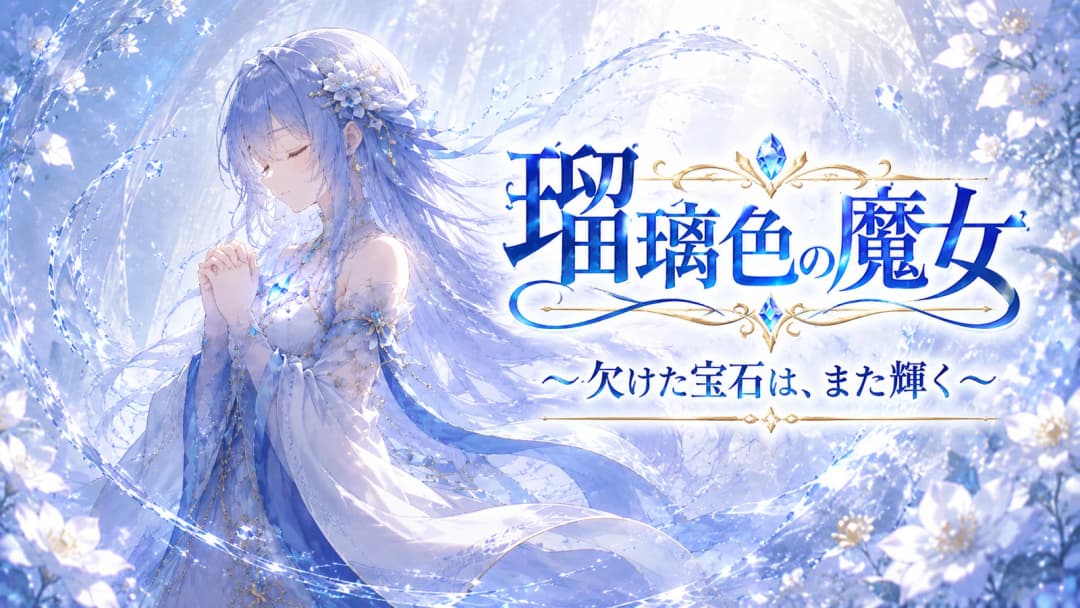 瑠璃色の魔女～欠けた宝石は、また輝く～ background image