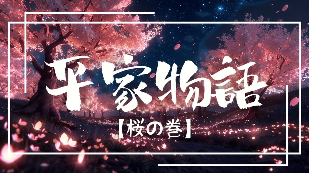 平家物語【桜の巻】 background image