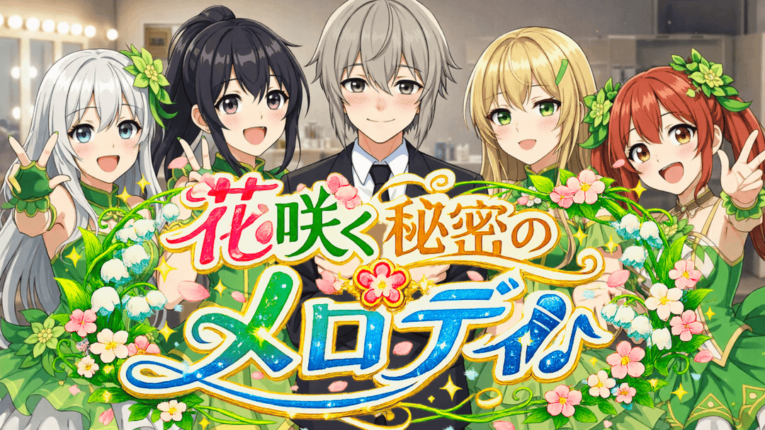 花咲く秘密のメロディ background image