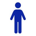 男子トイレの人