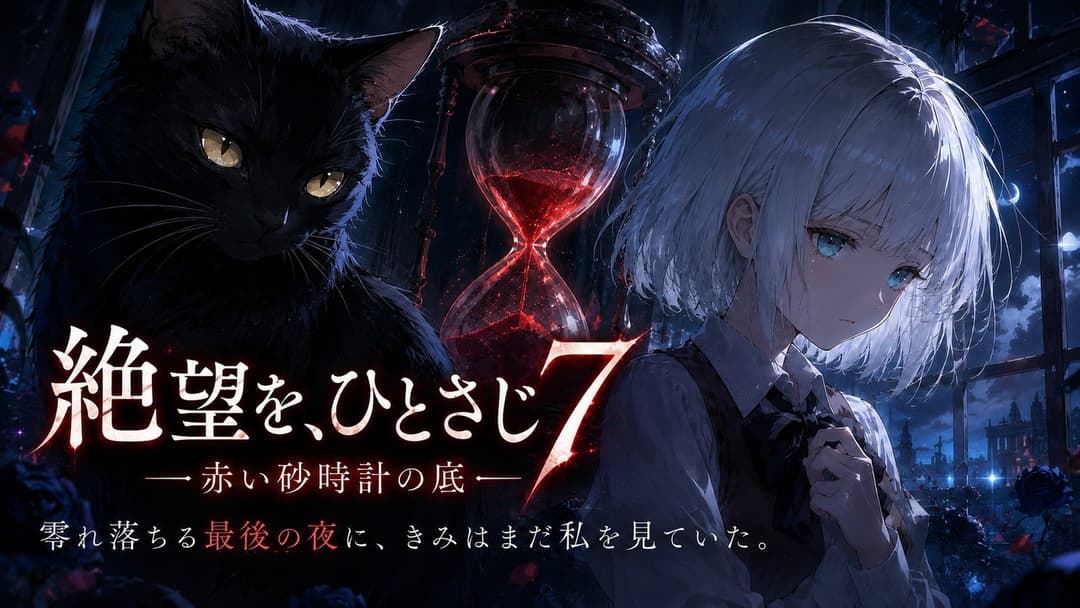 絶望を、ひとさじ7-赤い砂時計の底- background image