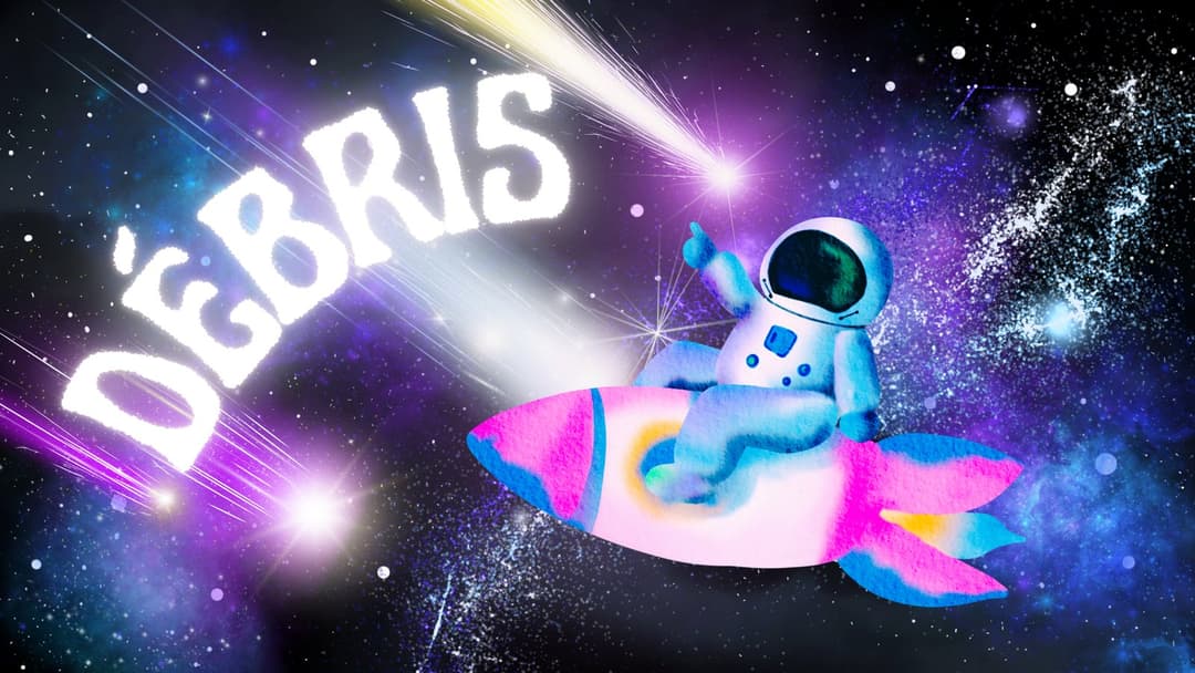 débris background image