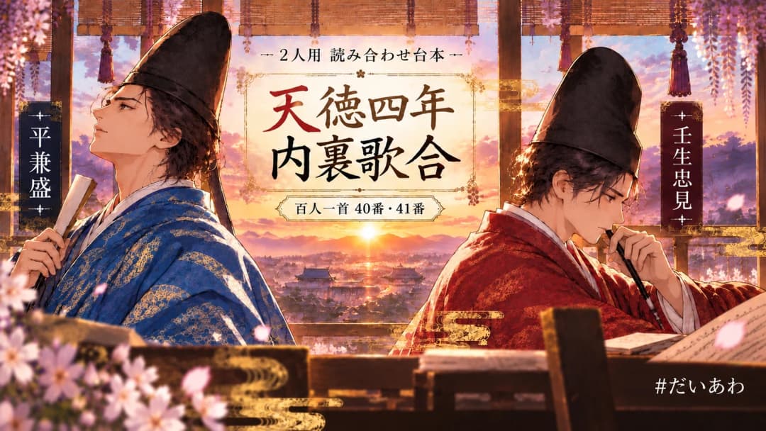 天徳四年内裏歌合 background image