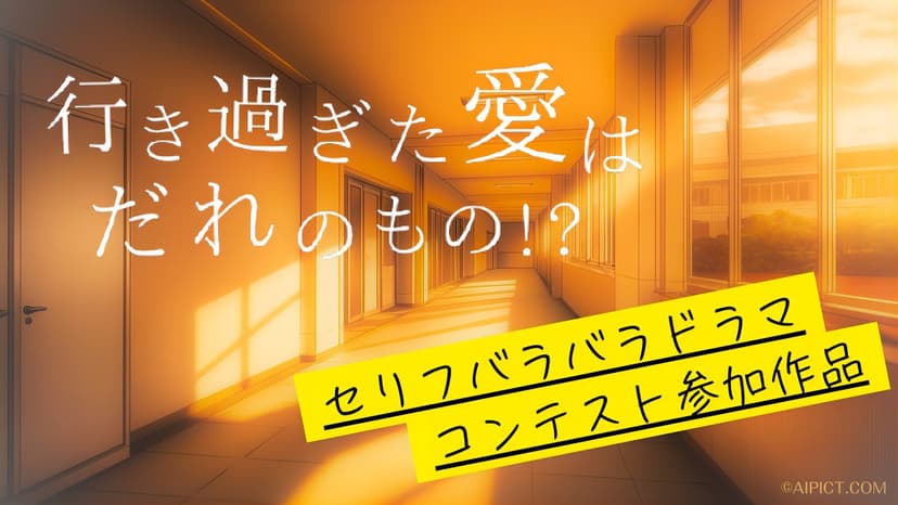行き過ぎた愛はだれのもの！？