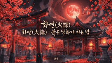 화연(火緣) : 붉은 낙화가 지는 밤 background image