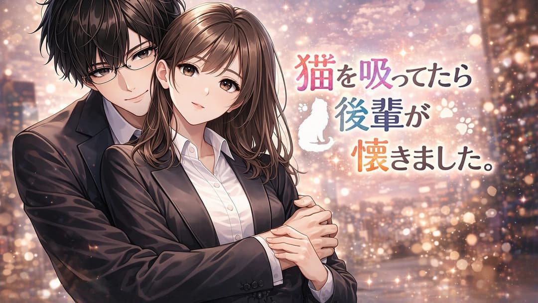 猫を吸ってたら、後輩が懐きました。 background image