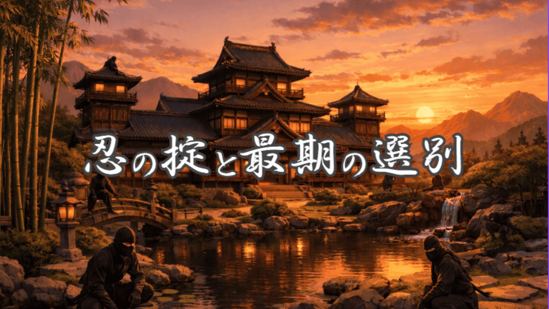忍の掟と最期の選別 background image