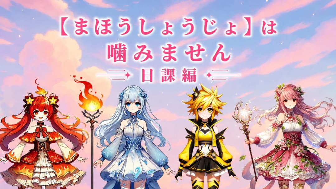 まほうしょうじょは噛みません　～日課編～ background image