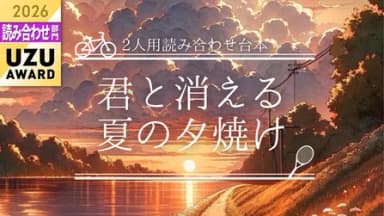 君と消える夏の夕焼け background image