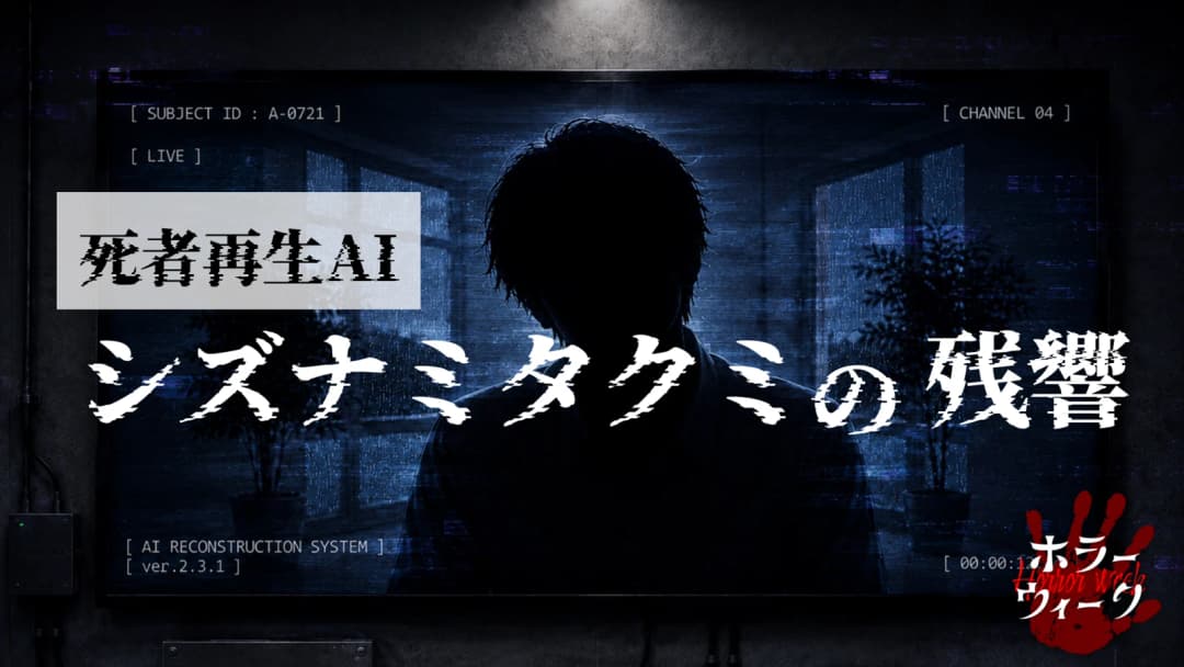 死者再生AI シズナミタクミの残響 background image