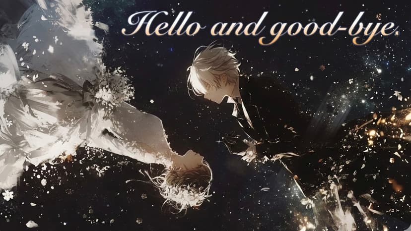 Hello and good-bye.