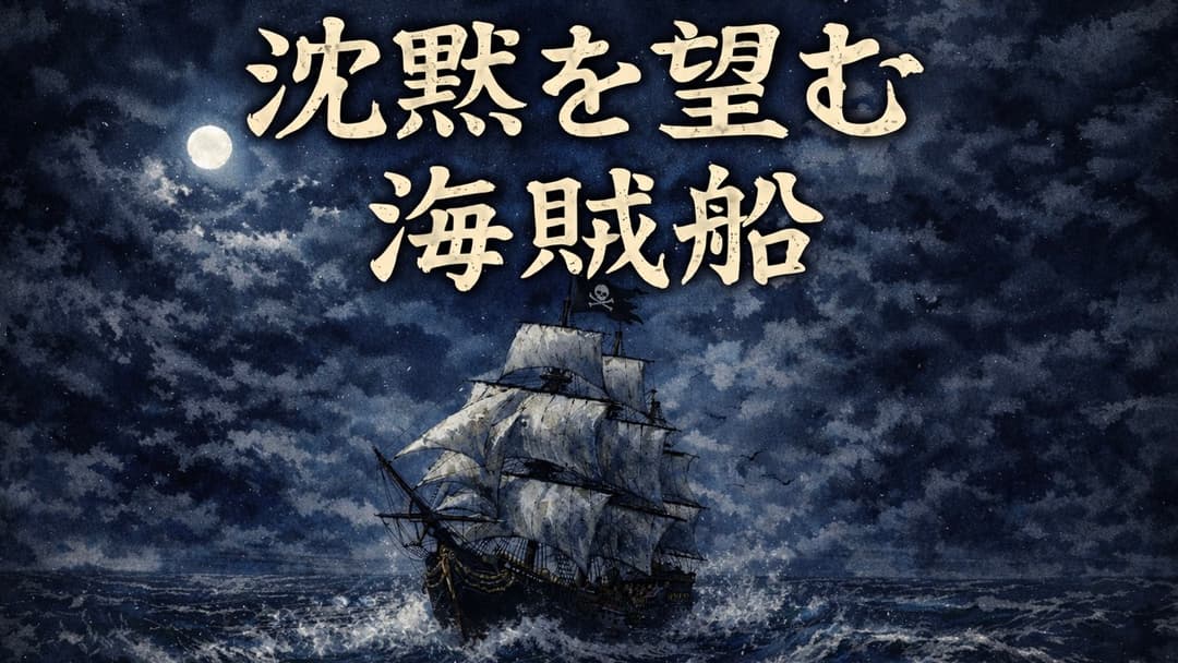沈黙を望む海賊船 background image