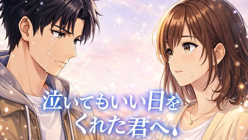 泣いてもいい日をくれた君へ