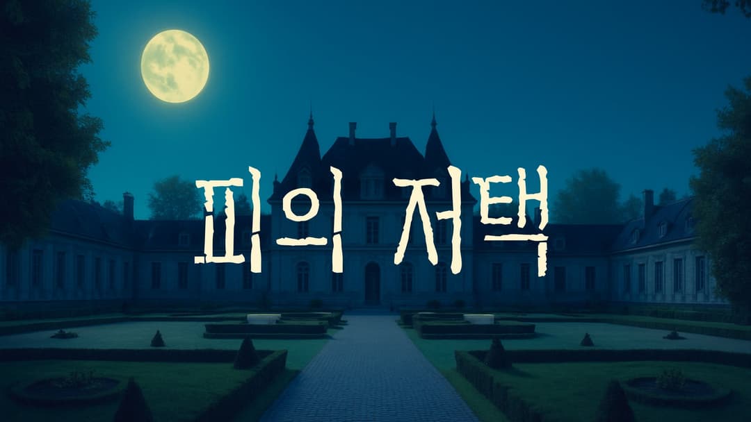 피의 저택 background image