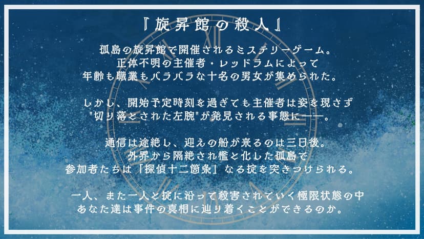 旋昇館の殺人 "Why done it?"