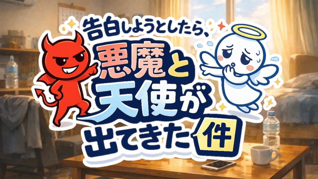 告白しようとしたら、悪魔と天使が出てきた件 background image