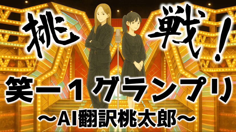 挑戦！笑ー１グランプリ〜AI翻訳桃太郎〜