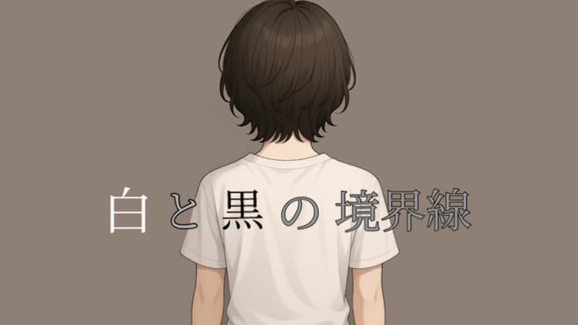 白と黒の境界線