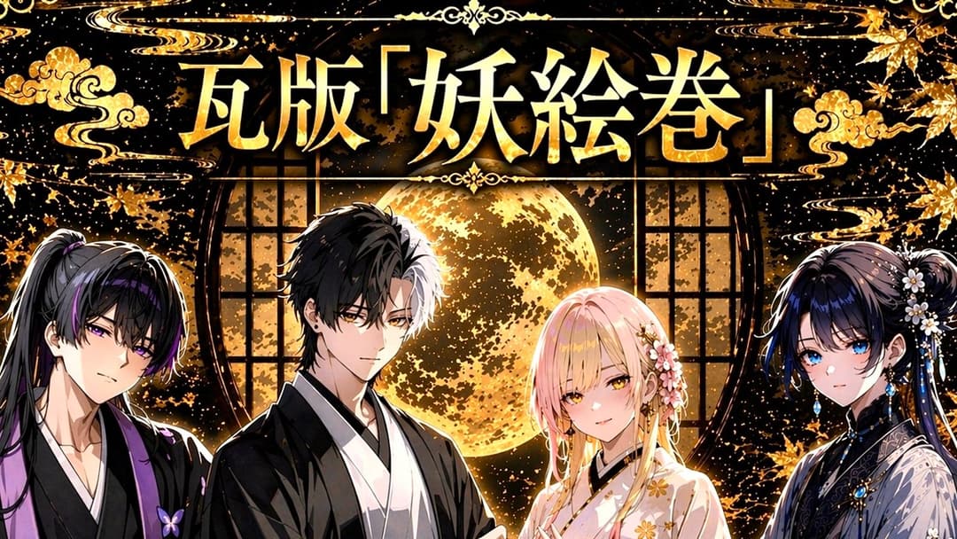 瓦版「妖絵巻」 background image