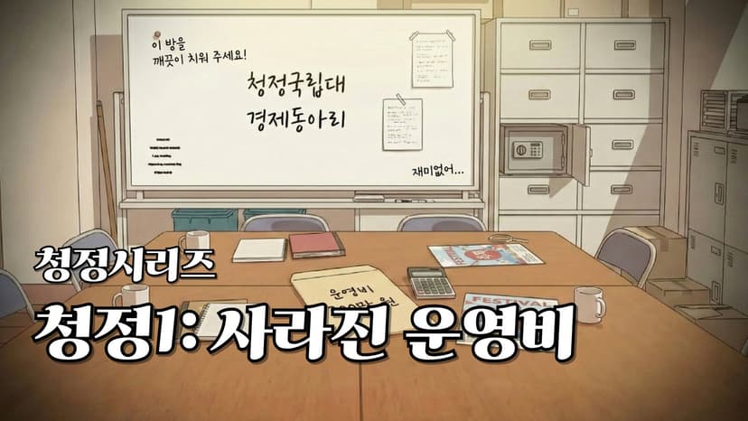 청정1: 사라진 운영비