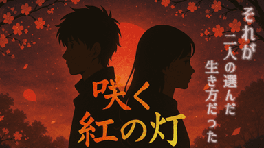 咲く紅の灯 background image