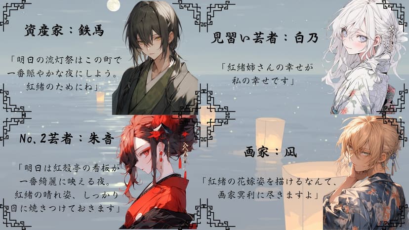 流灯祭の花嫁