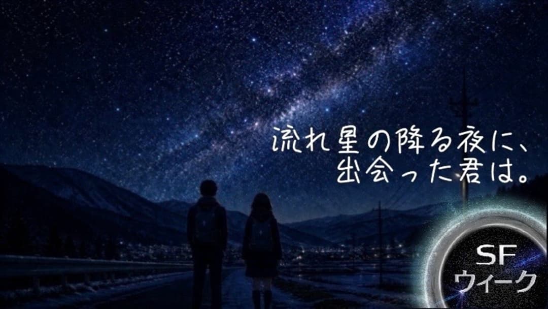 流れ星の降る夜に、出会った君は。 background image