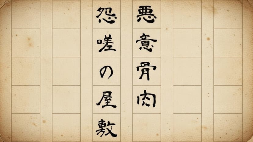 悪意骨肉怨嗟の屋敷