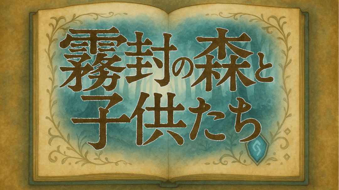 霧封の森と子供たち background image