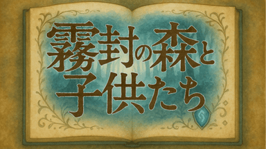 霧封の森と子供たち background image